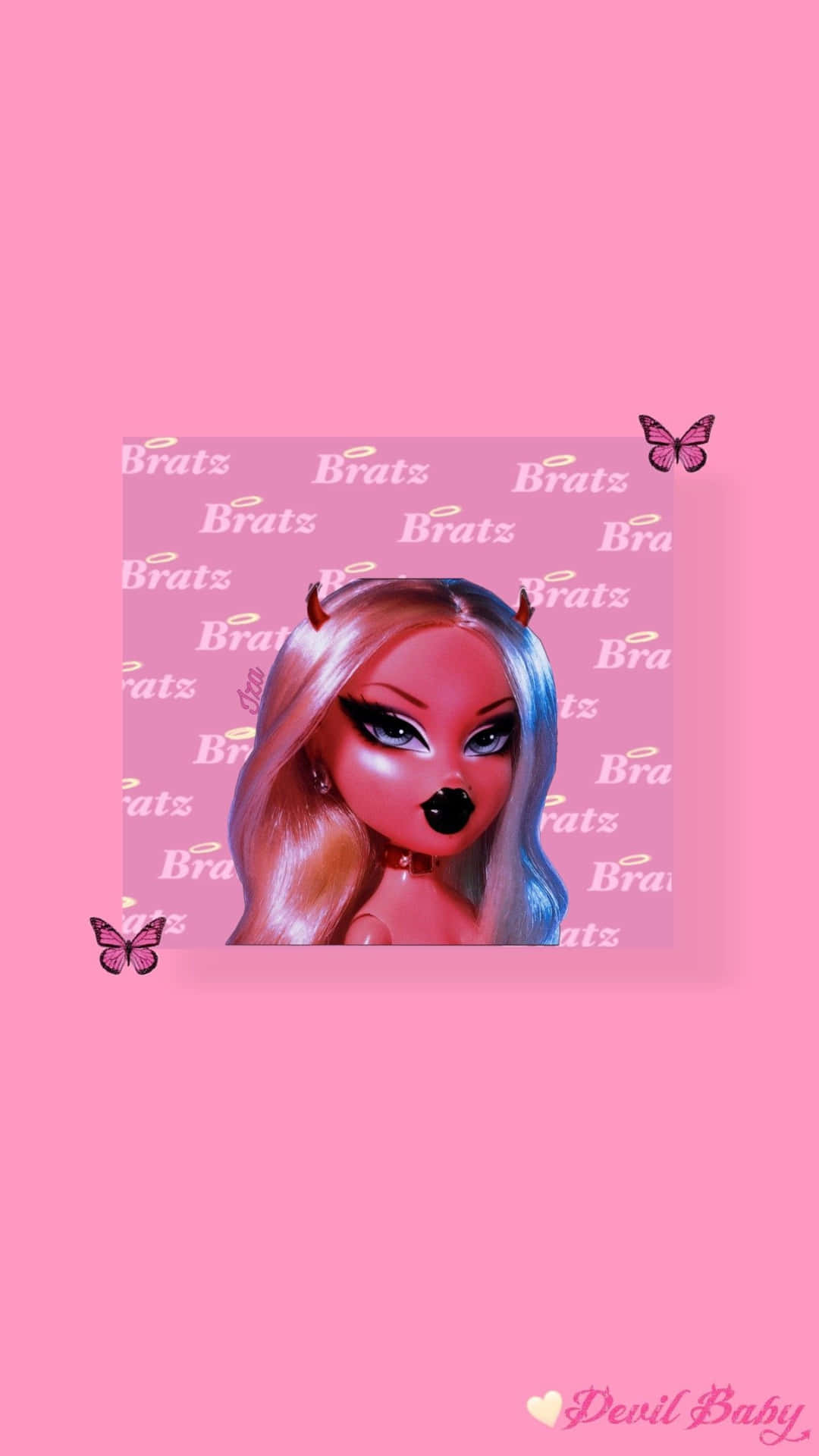 Aesthetic Bratz Doll Devil Chloe Background