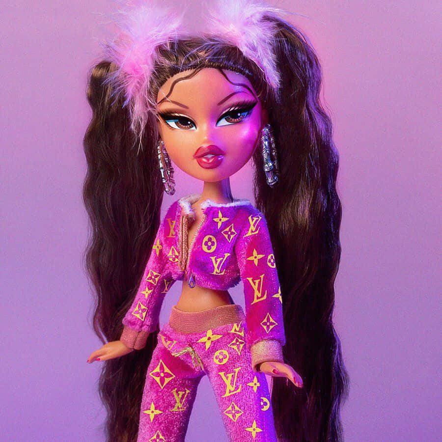 Aesthetic Bratz Doll Sasha Pigtail Background