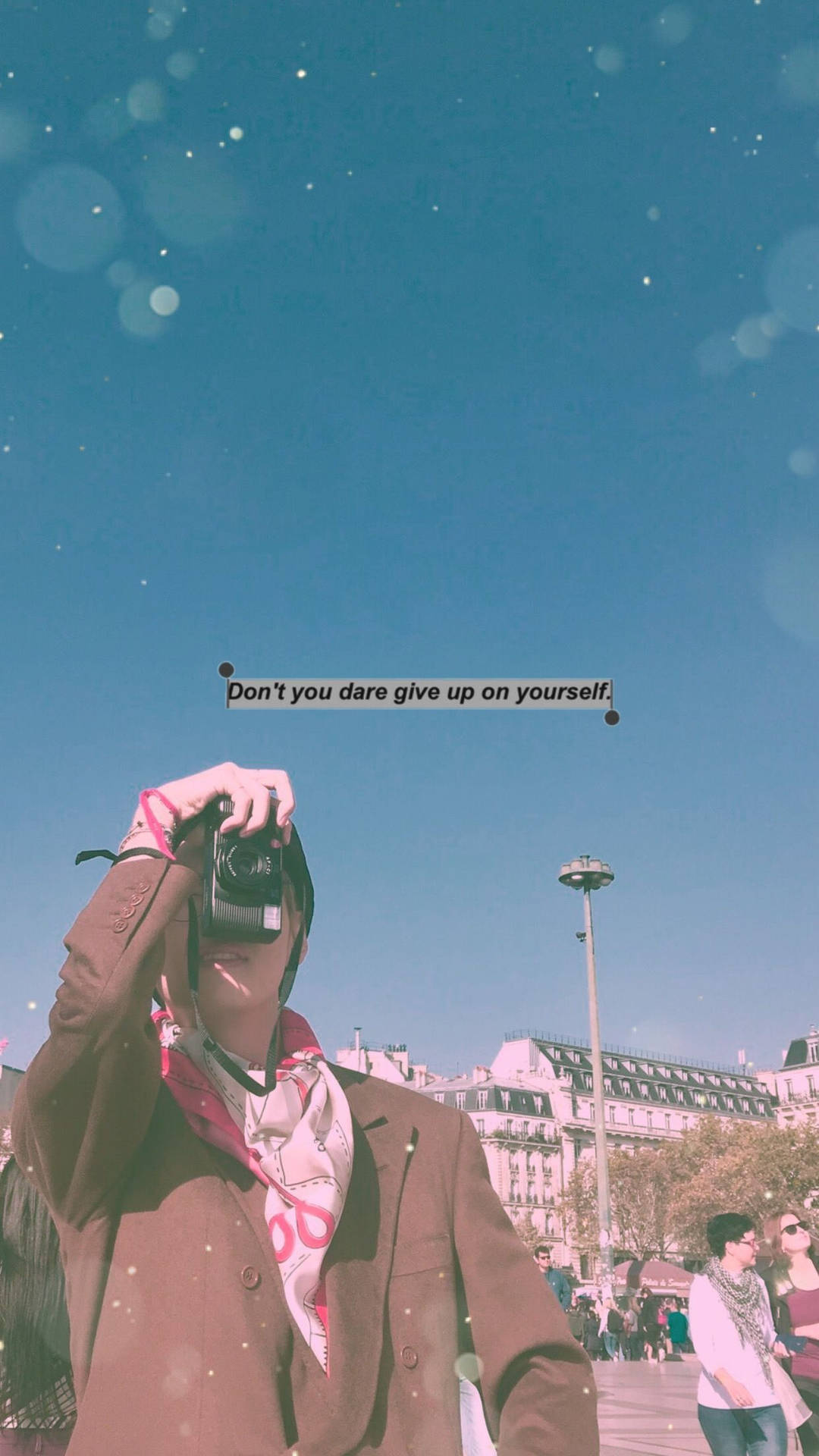Aesthetic Bts V Quote Background