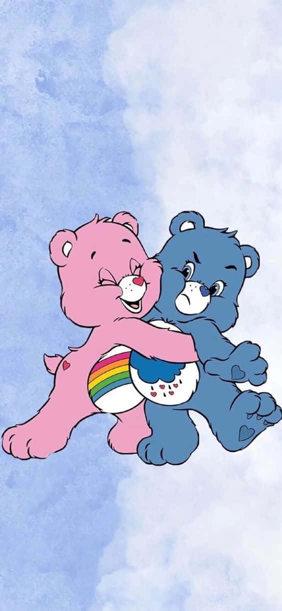 Aesthetic Care Bear Cheer Bear Grumpy Bear Hug Background