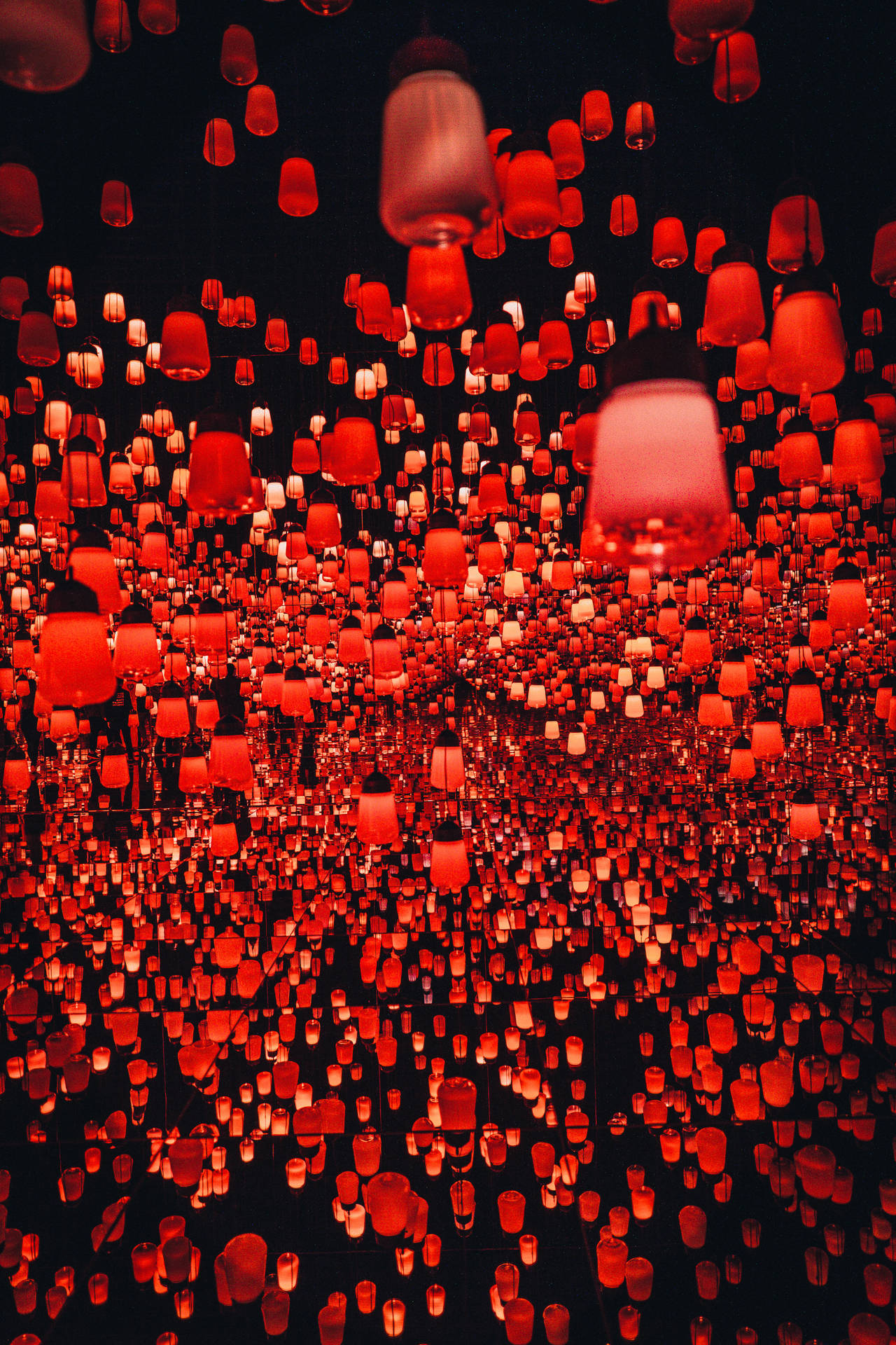 Aesthetic Chinese Lanterns Background