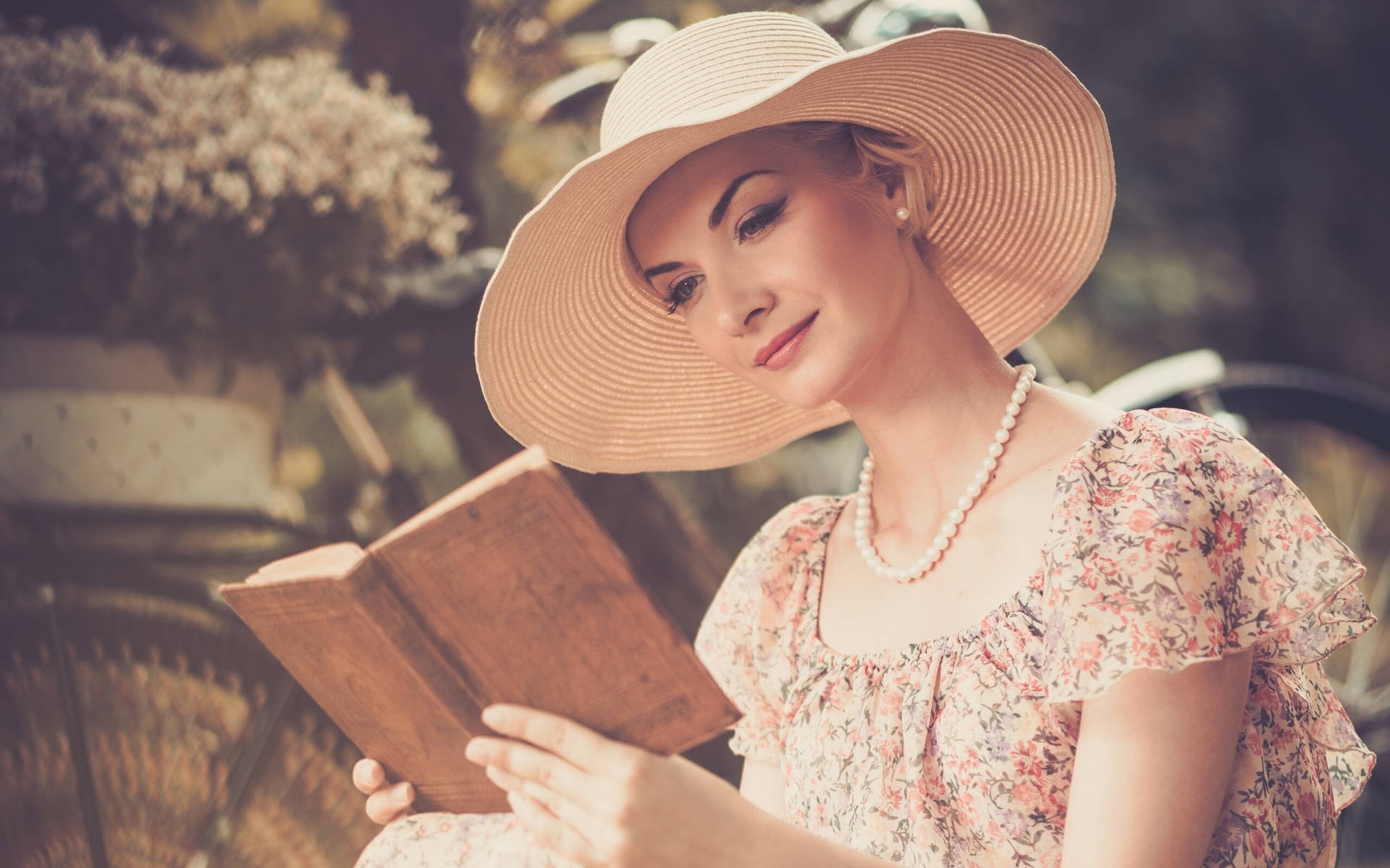 Aesthetic Classy Woman Reading Book