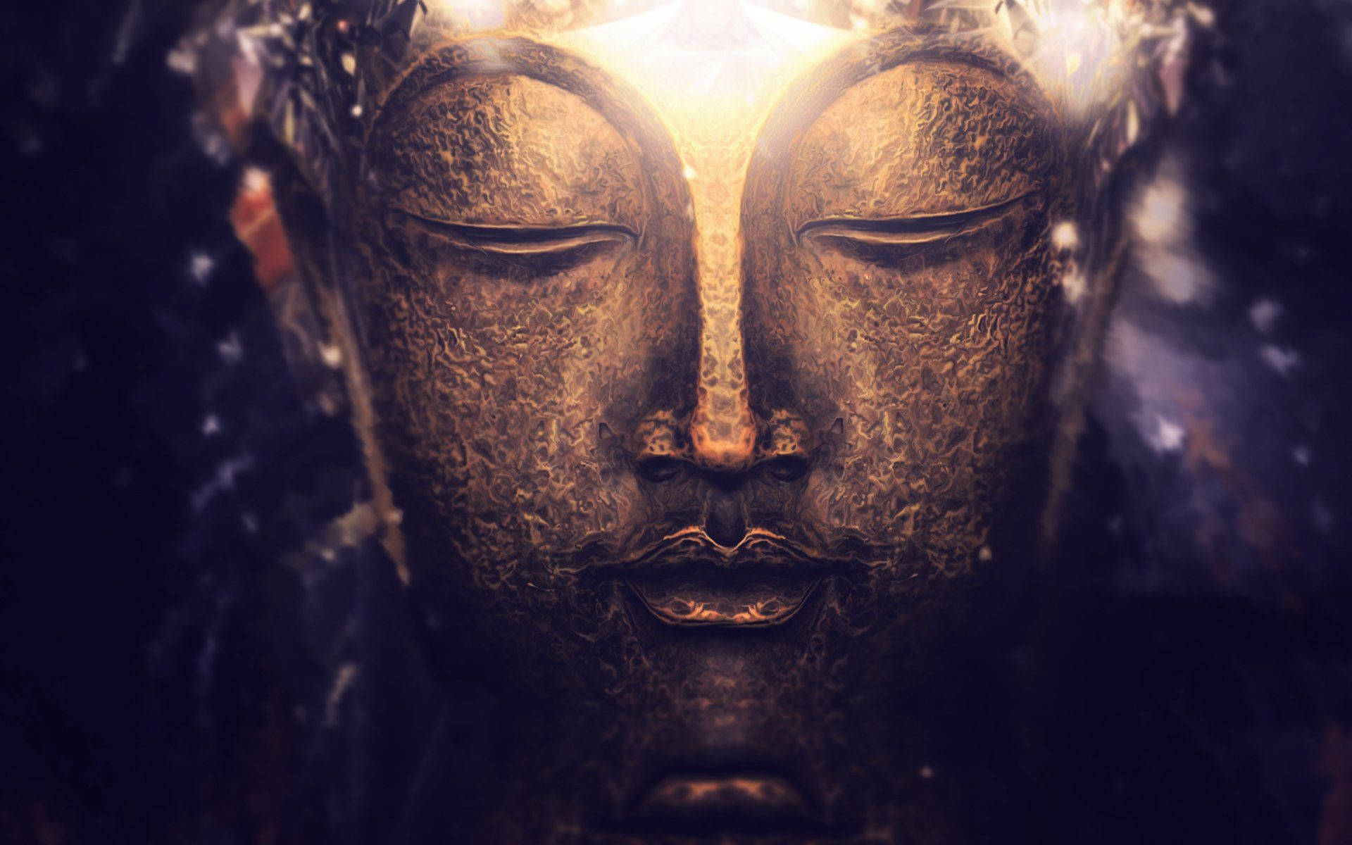 Aesthetic Close-up Buddha Statue Background