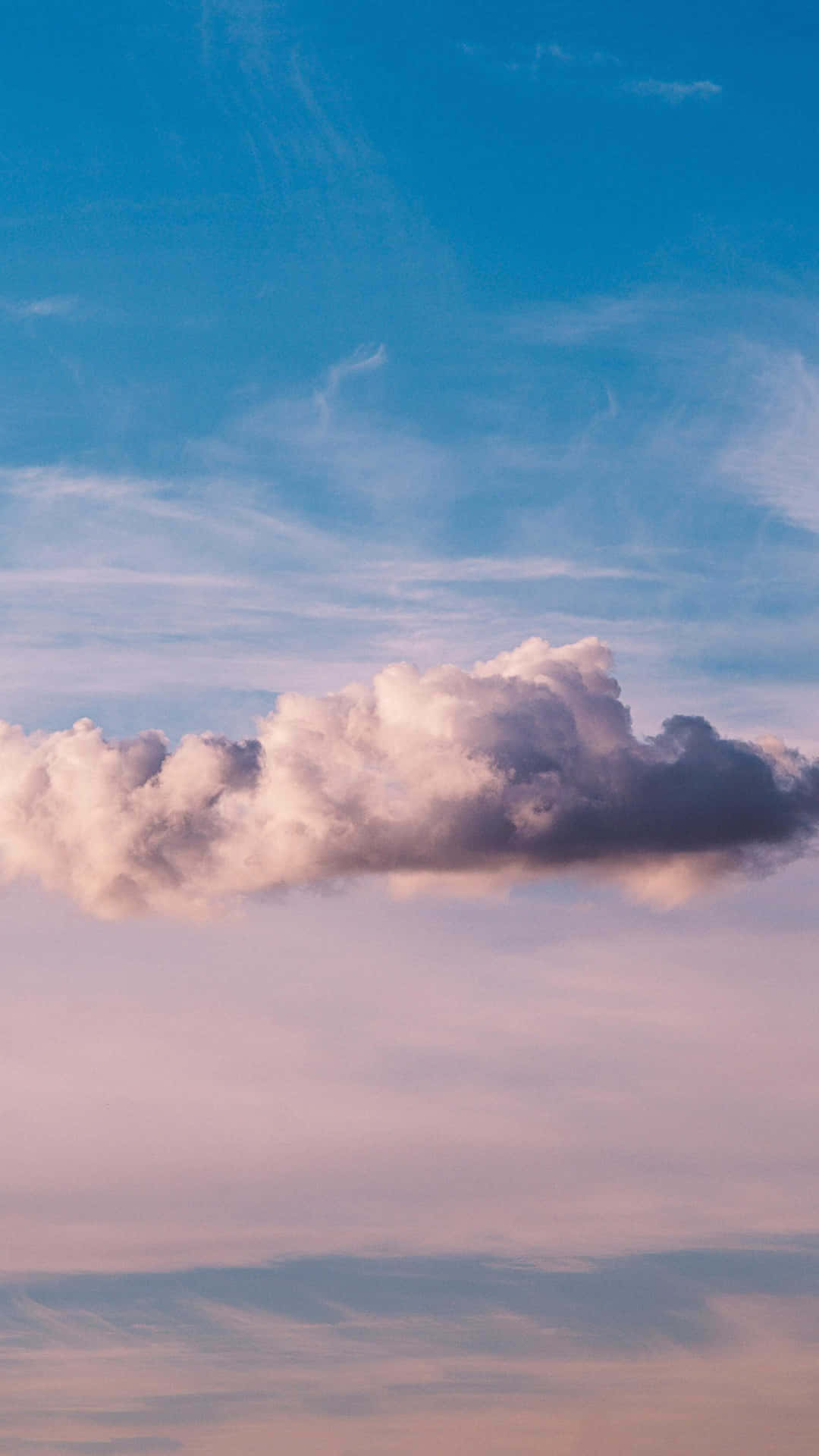 Aesthetic Clouds Dedicated To Phone Screens Background