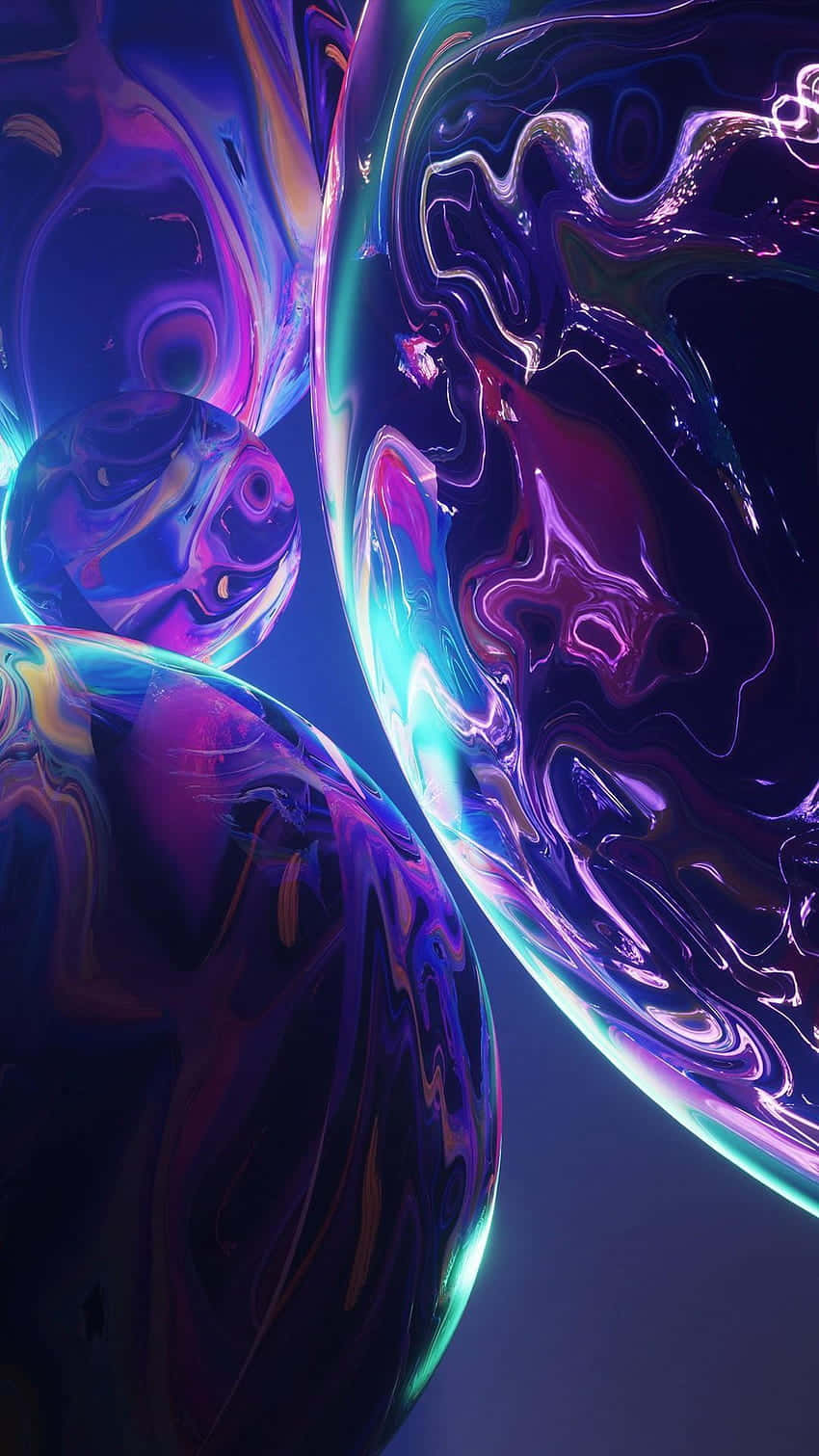 Aesthetic Combination Of Vibrant Purple And Blue Background