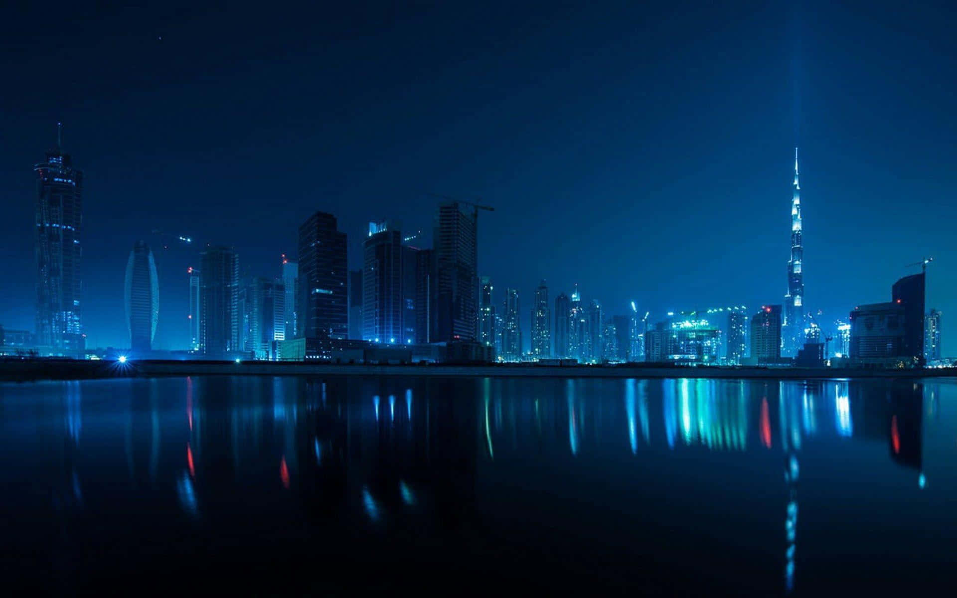 Aesthetic Computer 4k Dubai Skyline Background