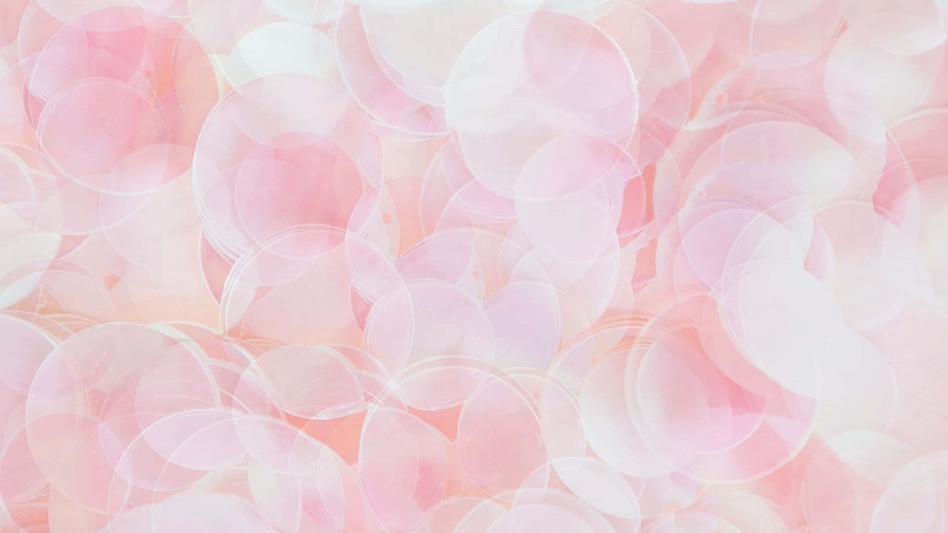 Aesthetic Computer Light Pink Pastel Bokeh Background