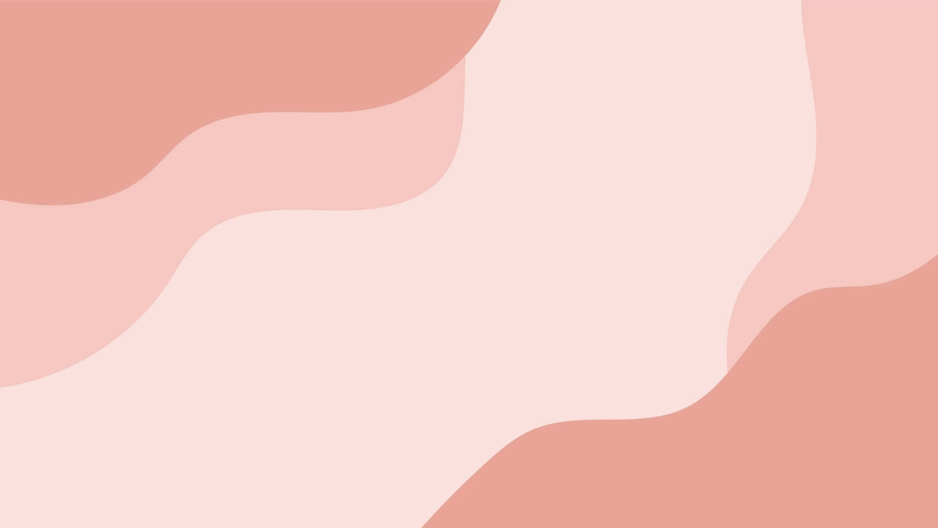 Aesthetic Computer Light Pink Wavy Vector Art Background