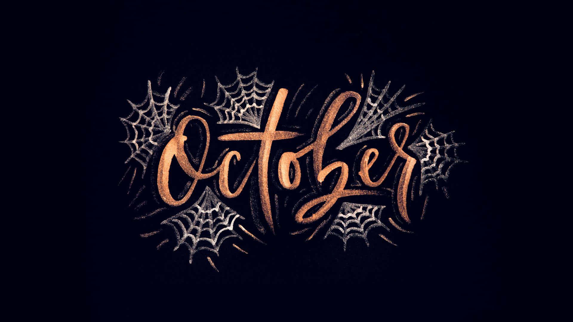 Aesthetic Cute Halloween Spooky October Background