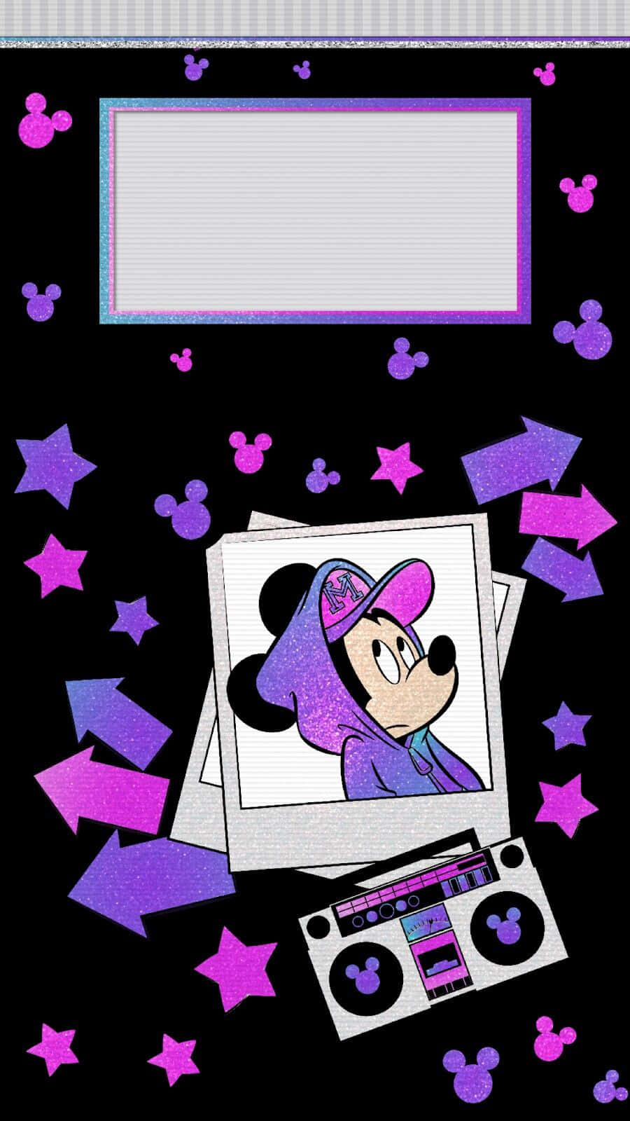 Aesthetic Cute Mickey Mouse Background