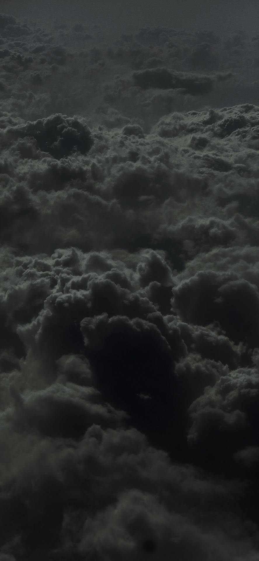 Aesthetic Dark Gray Clouds Background