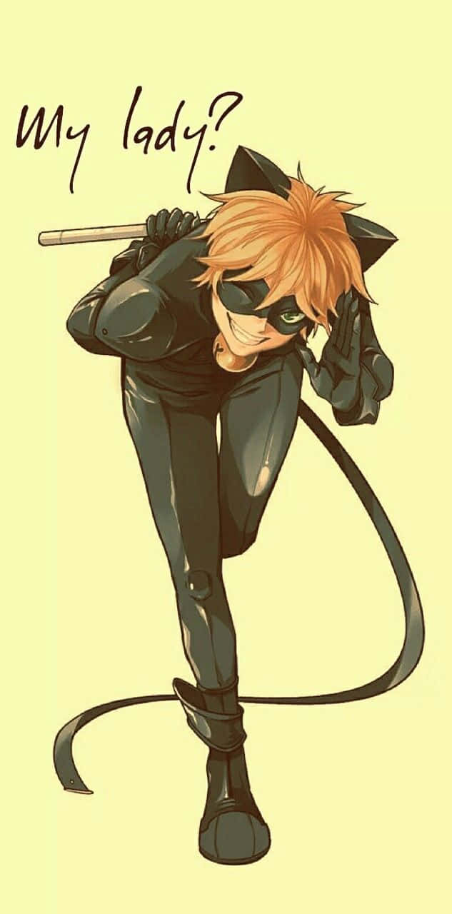 Aesthetic Design Featuring An Anime Guy Looking Relaxed. Background