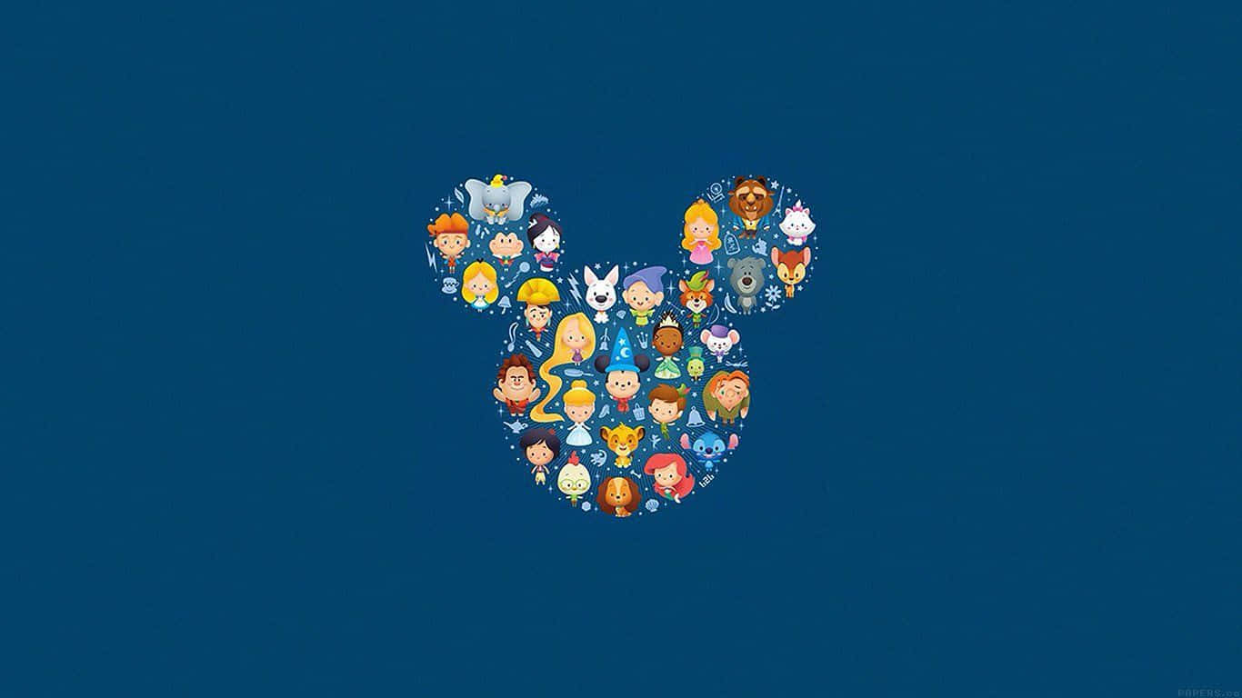 Aesthetic Disney-inspired Laptop Background