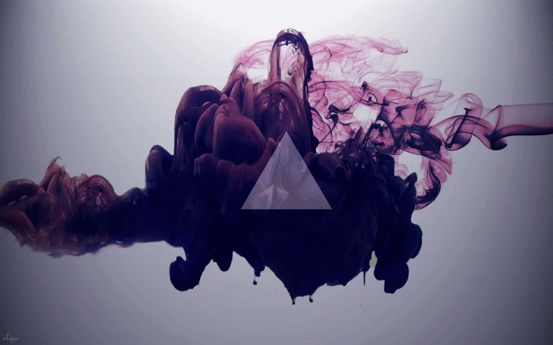 Aesthetic Dissolving Paint As Tumblr Laptop