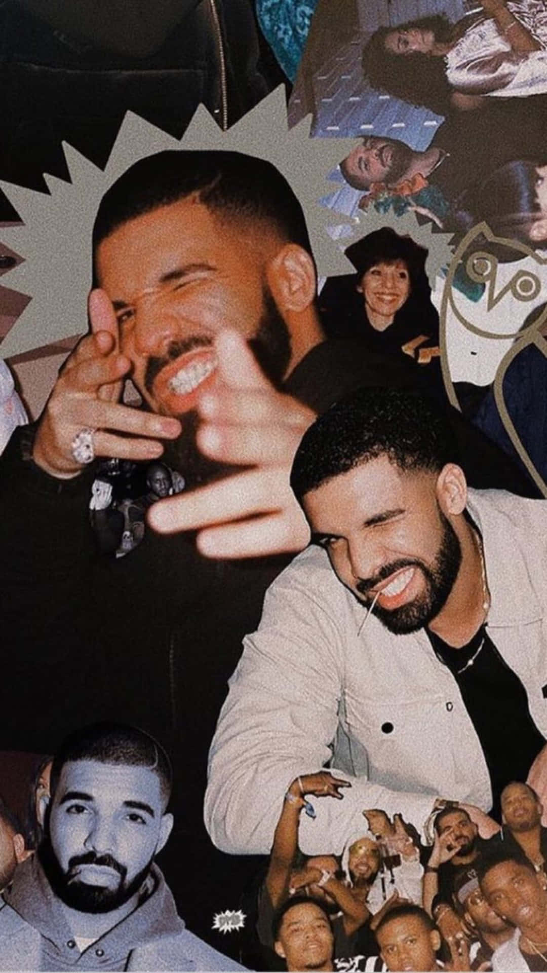 Aesthetic Drake Winking