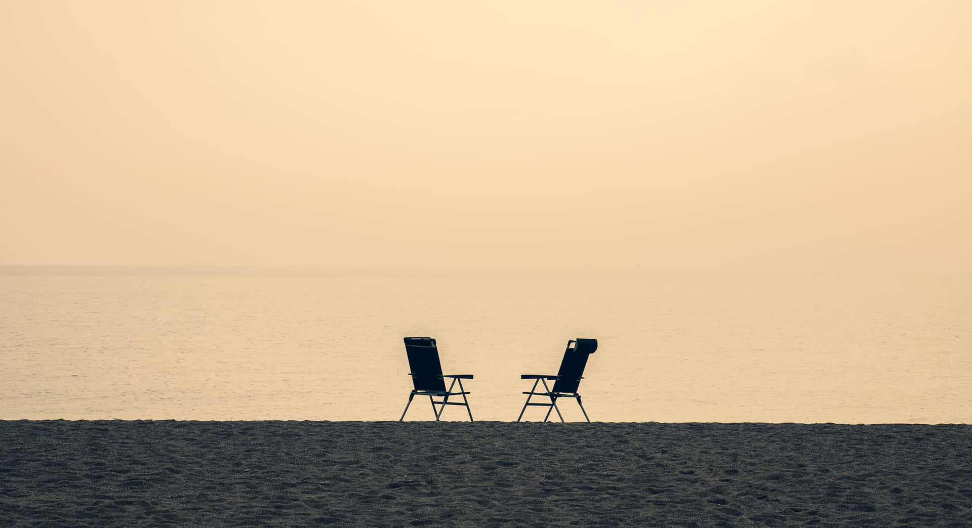 Aesthetic Empty Chairs Background