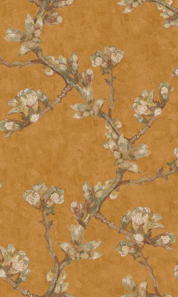 Aesthetic Floral And Branches Background