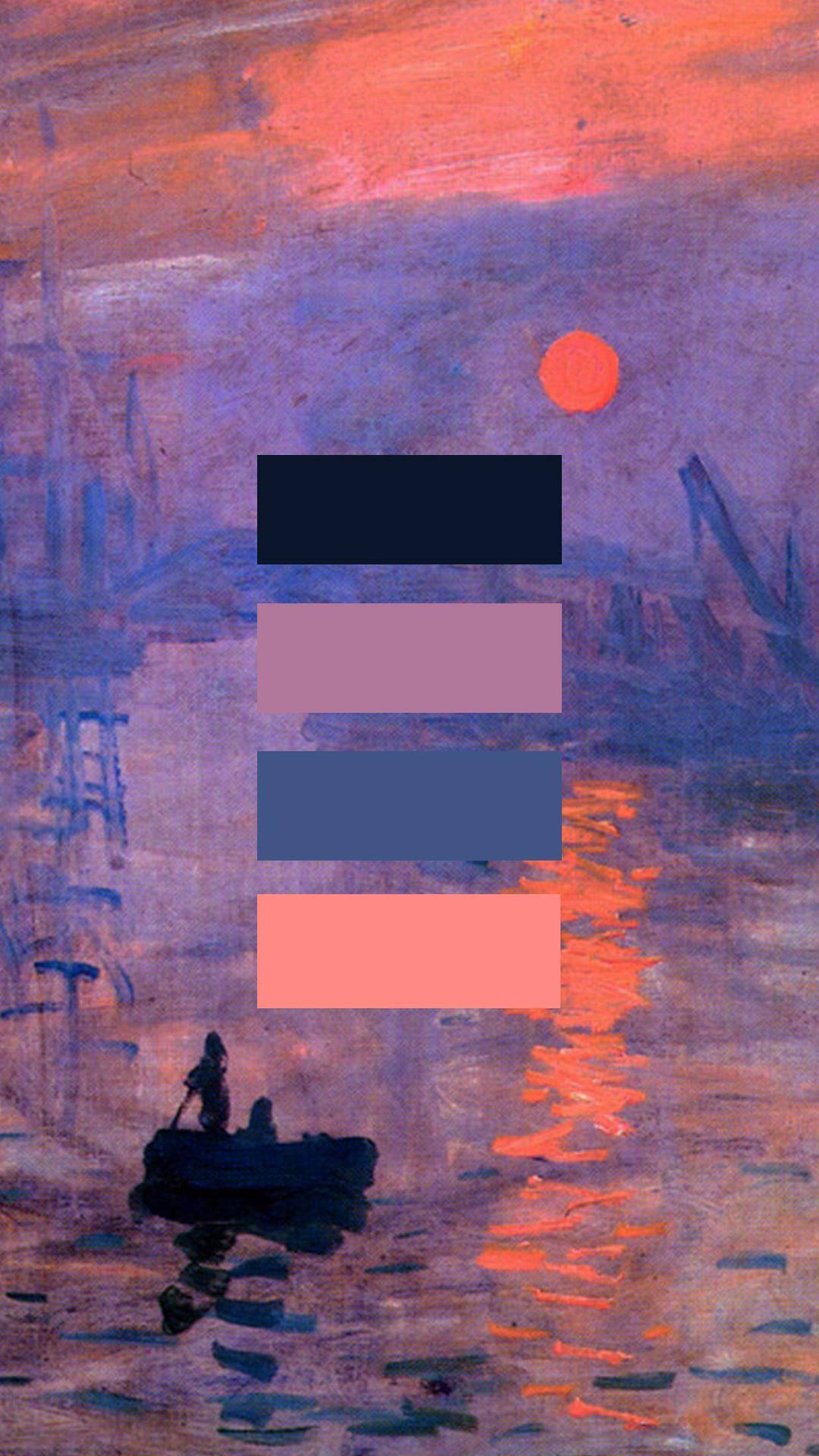 Aesthetic Four-shaded Painting Cover Background