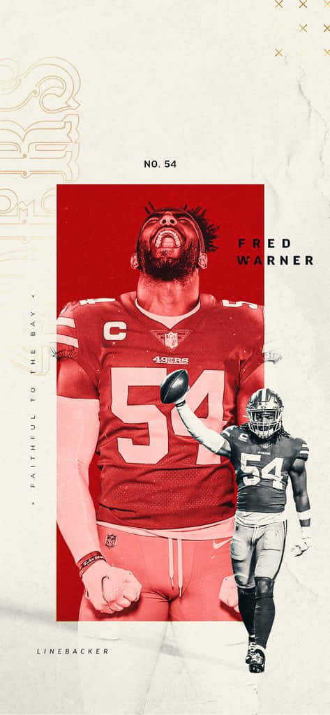 Aesthetic Fred Warner Football Wallpaper Background