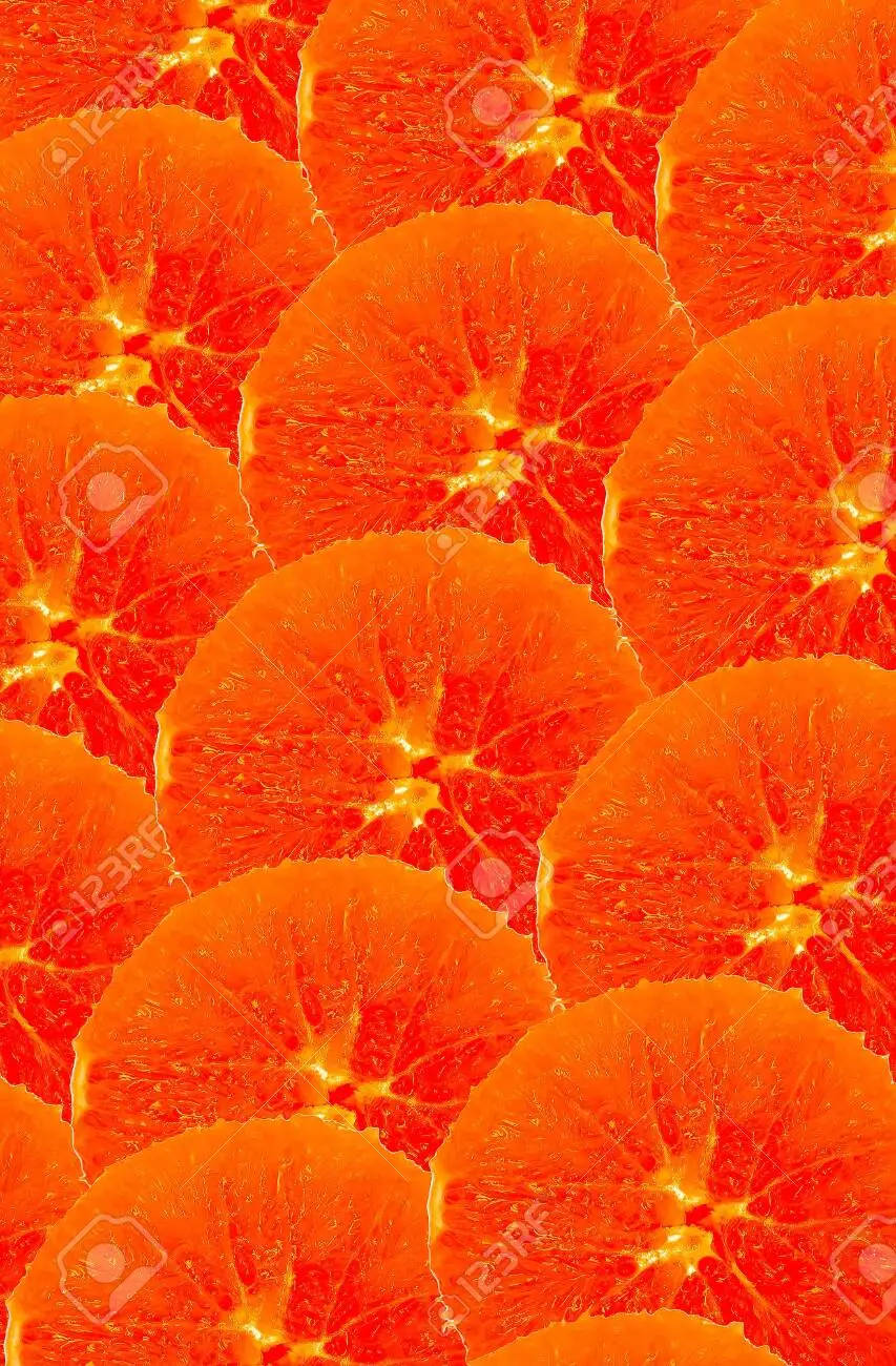 Aesthetic Fruit Orange Phone Background