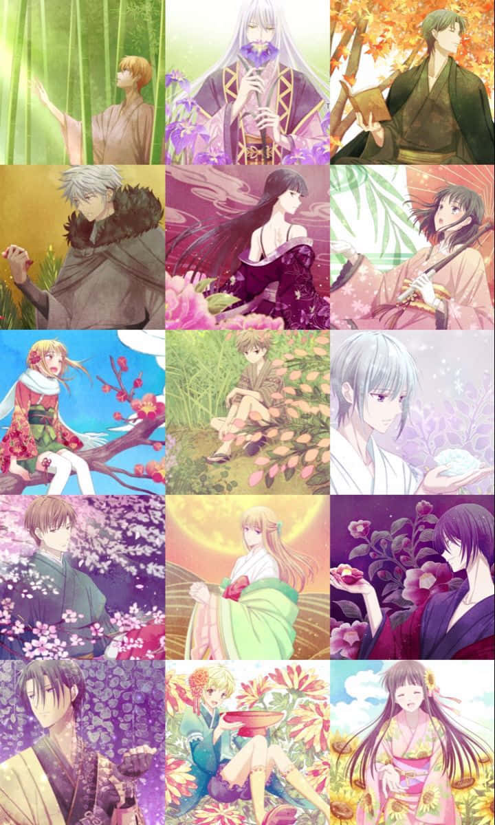 Aesthetic Fruits Basket Anime Collage