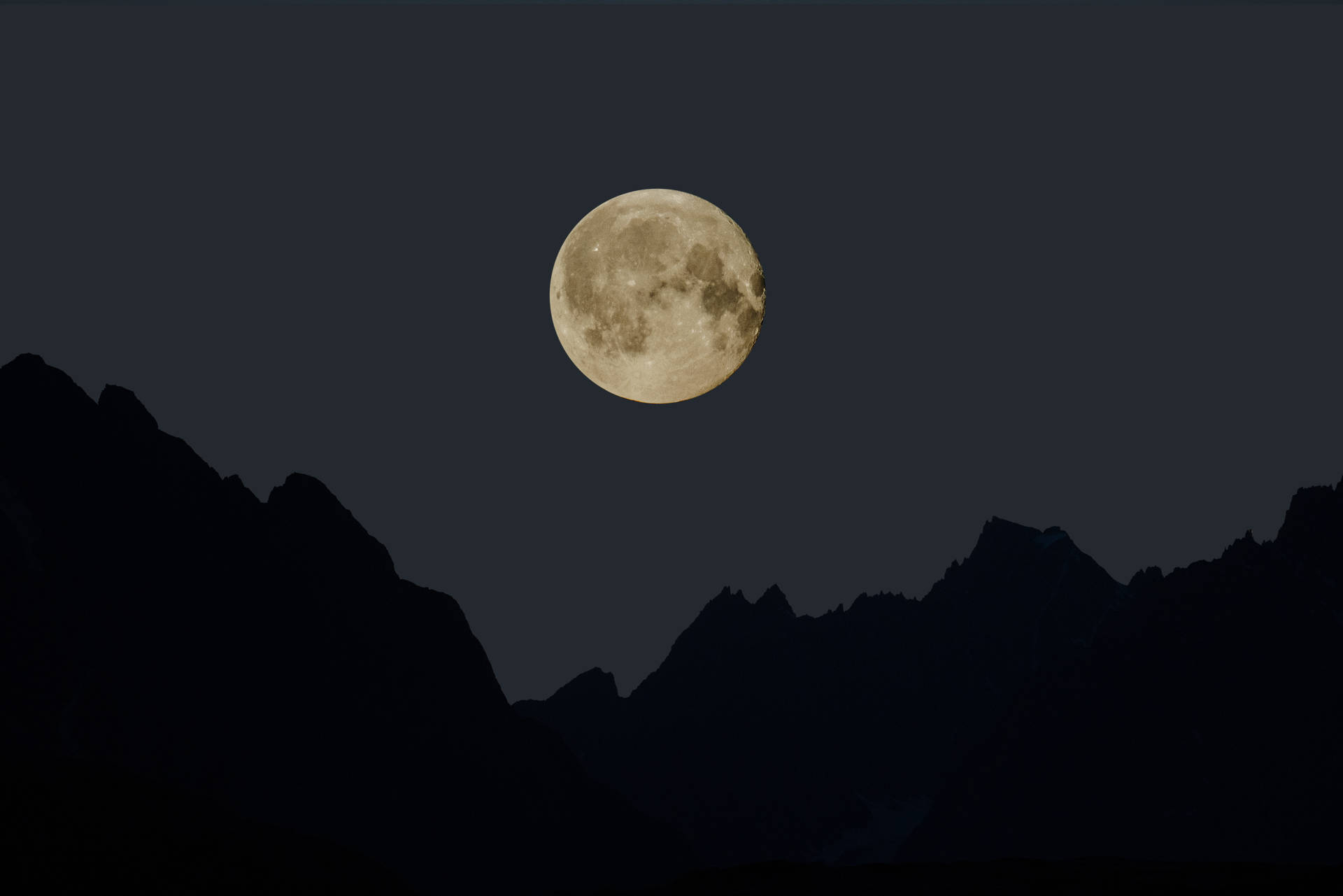 Aesthetic Full Moon Background