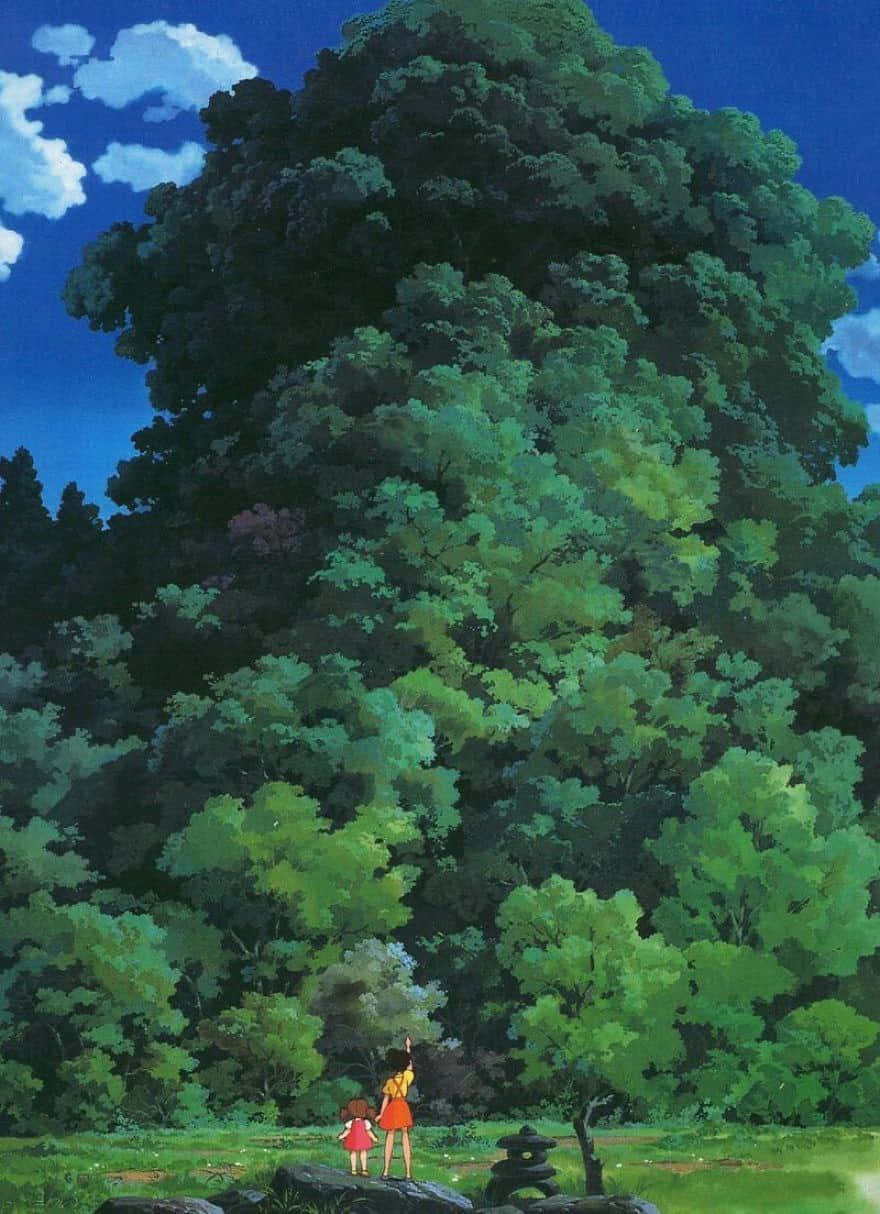 Aesthetic Ghibli At Its Best Background