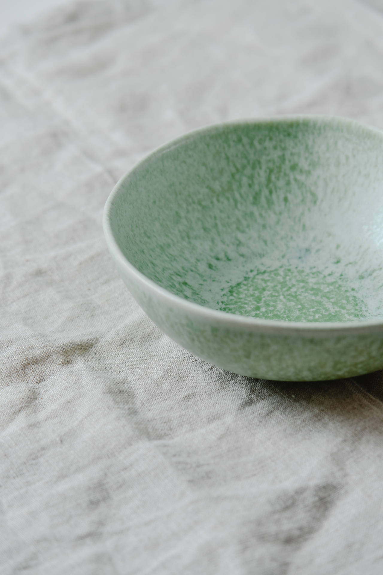 Aesthetic Green Minimalist Bowl