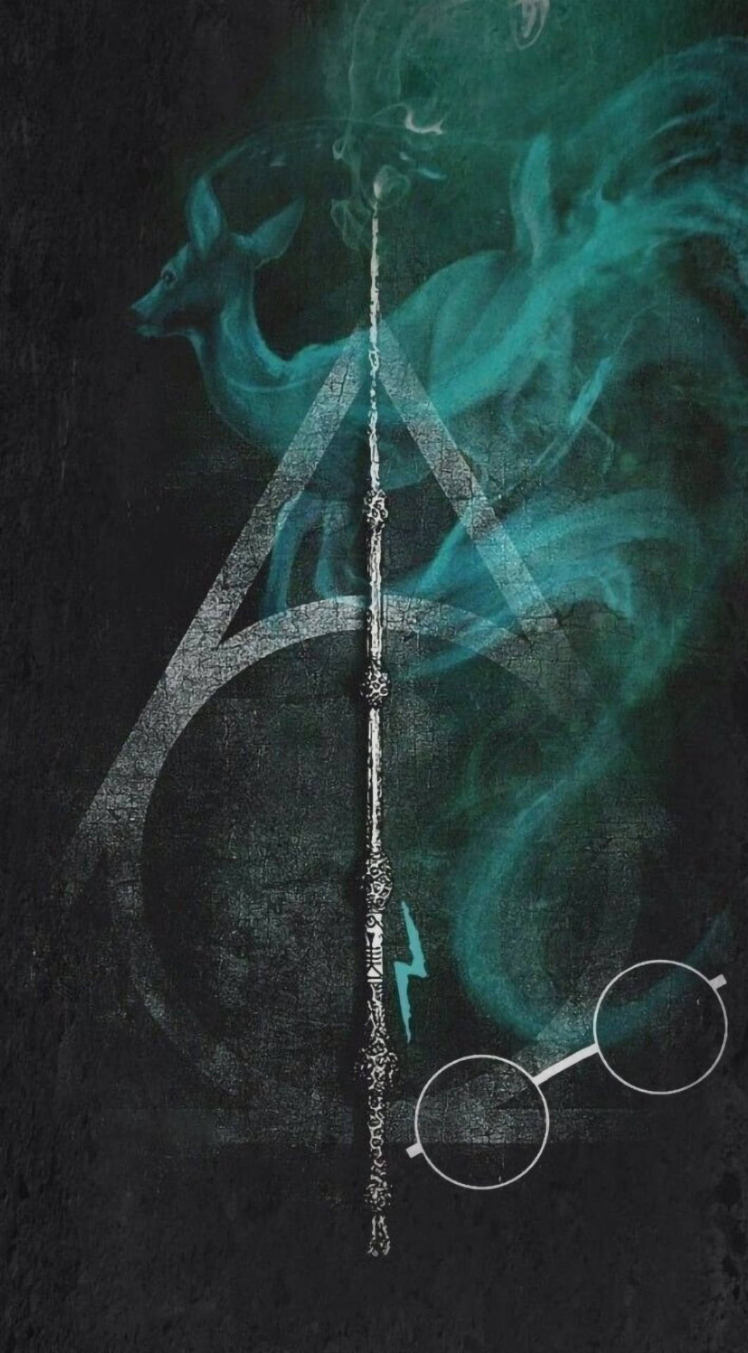 Aesthetic Harry Potter Deathly Hallows Symbol