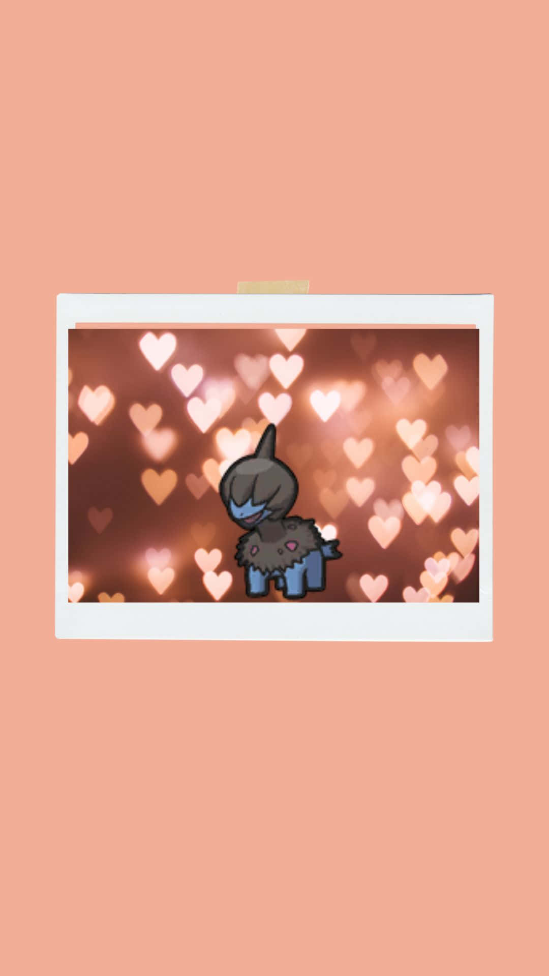 Aesthetic Hearts Deino Background