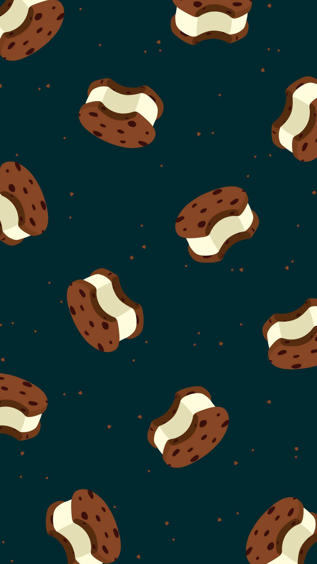 Aesthetic Ice Cream Sandwich Background