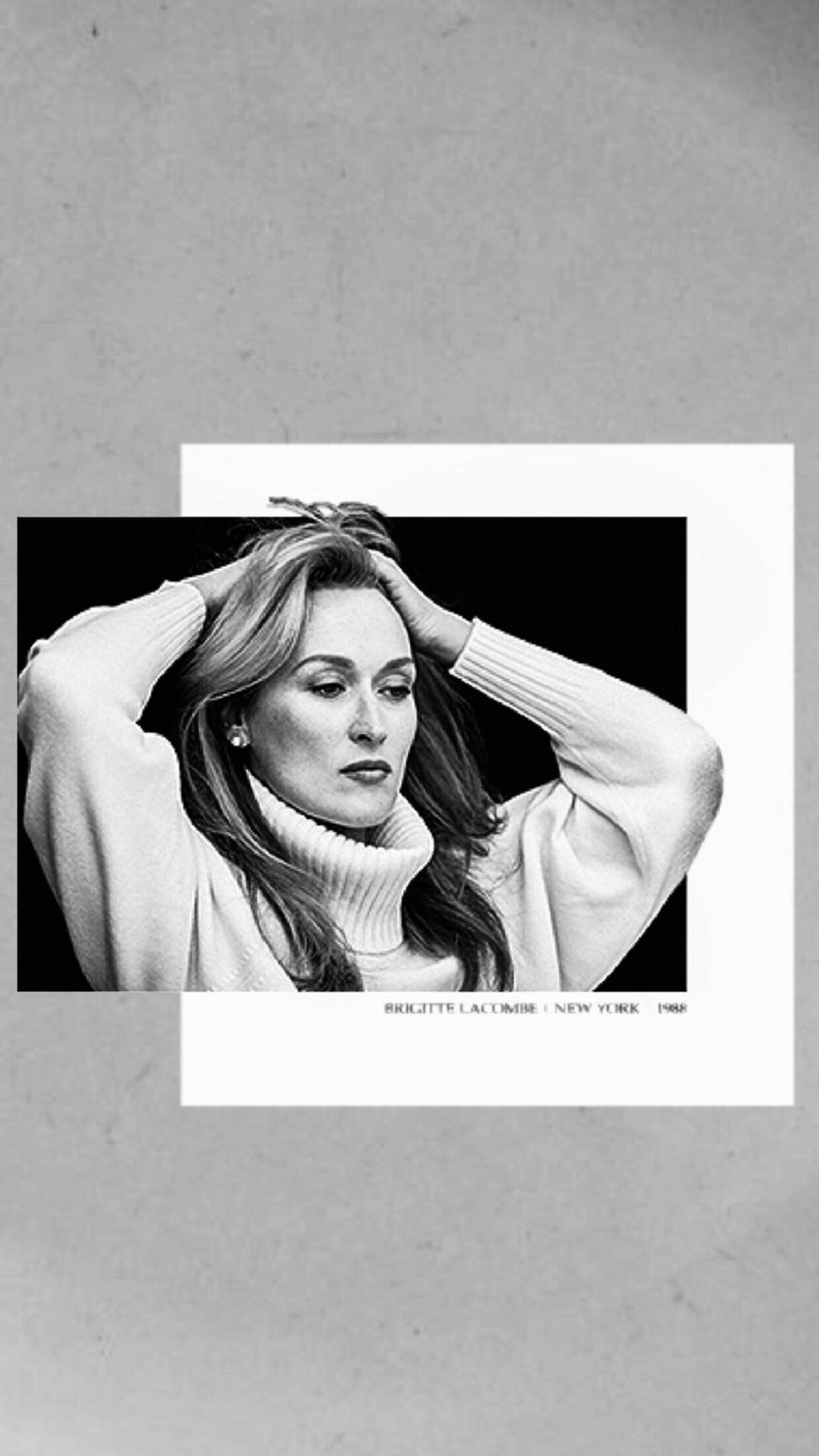 Aesthetic Image Of Meryl Streep Background
