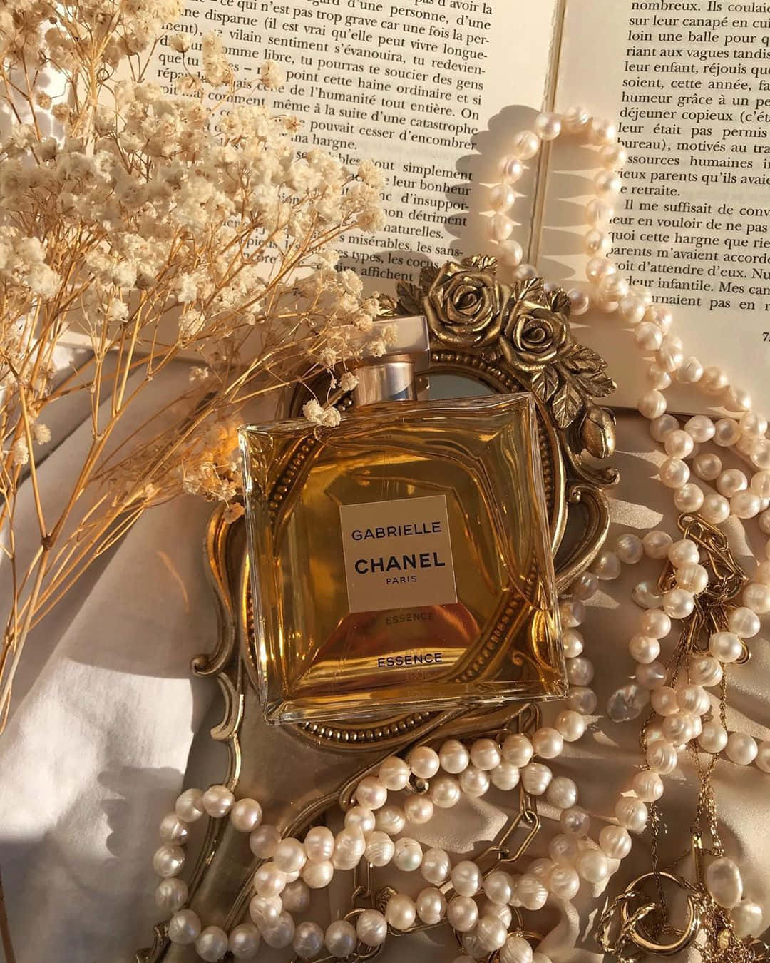 Aesthetic Instagram Chanel Perfume Background