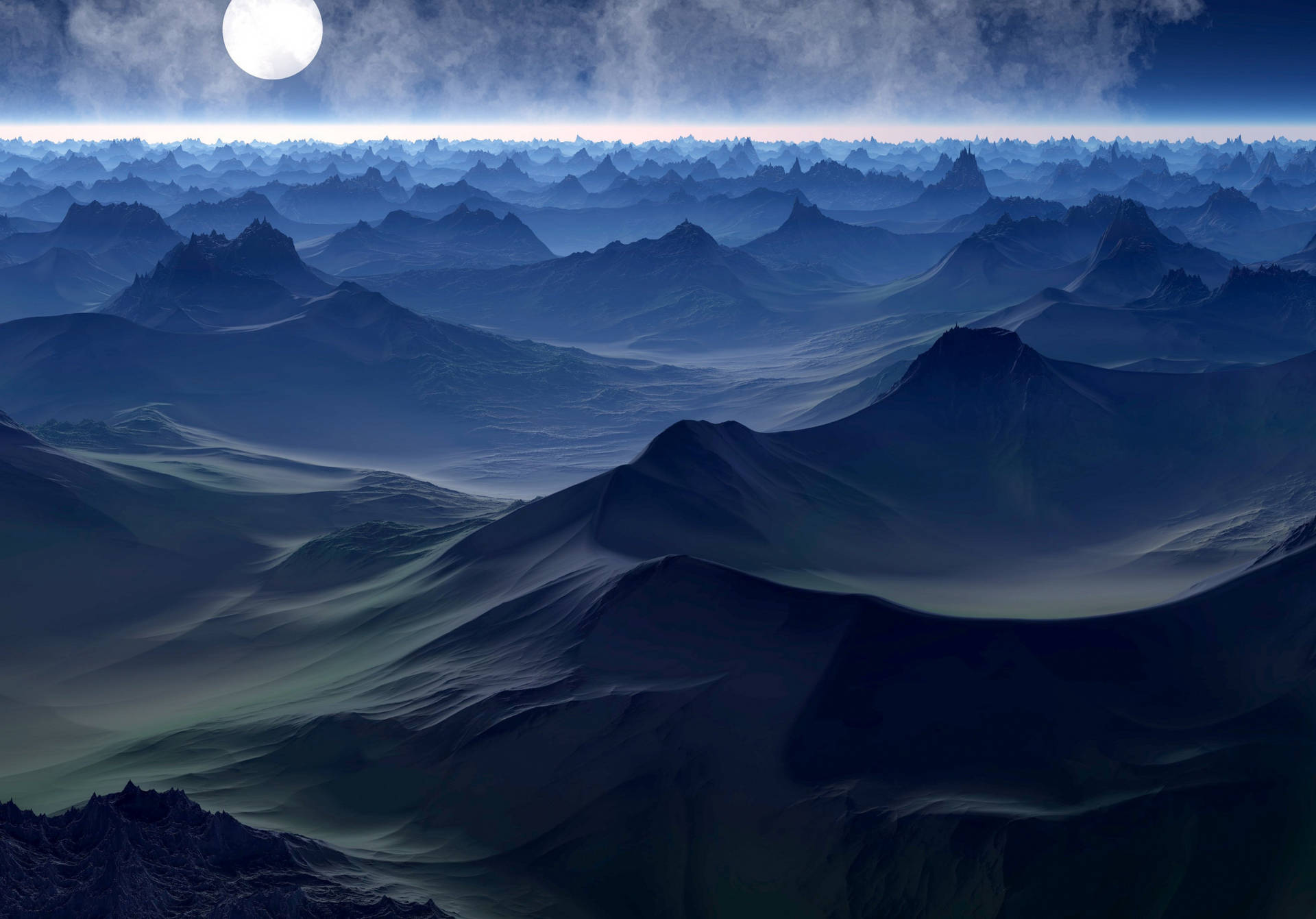 Aesthetic Ipad Alien Planet Background