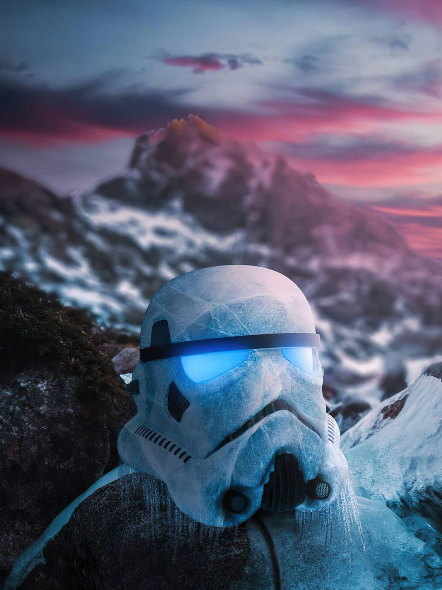 Aesthetic Ipad Frozen Stormtrooper Background