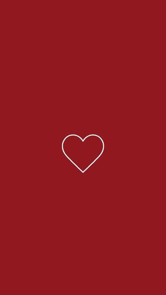 Aesthetic Iphone X Red Heart Icon