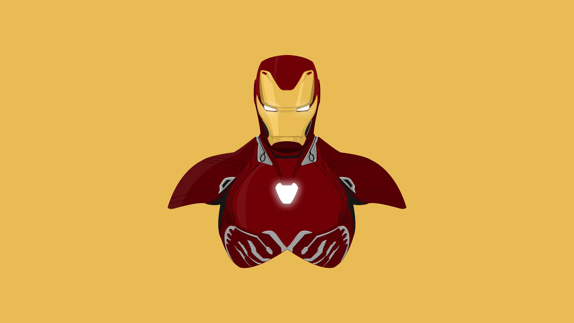 Aesthetic Iron Man Logo Background