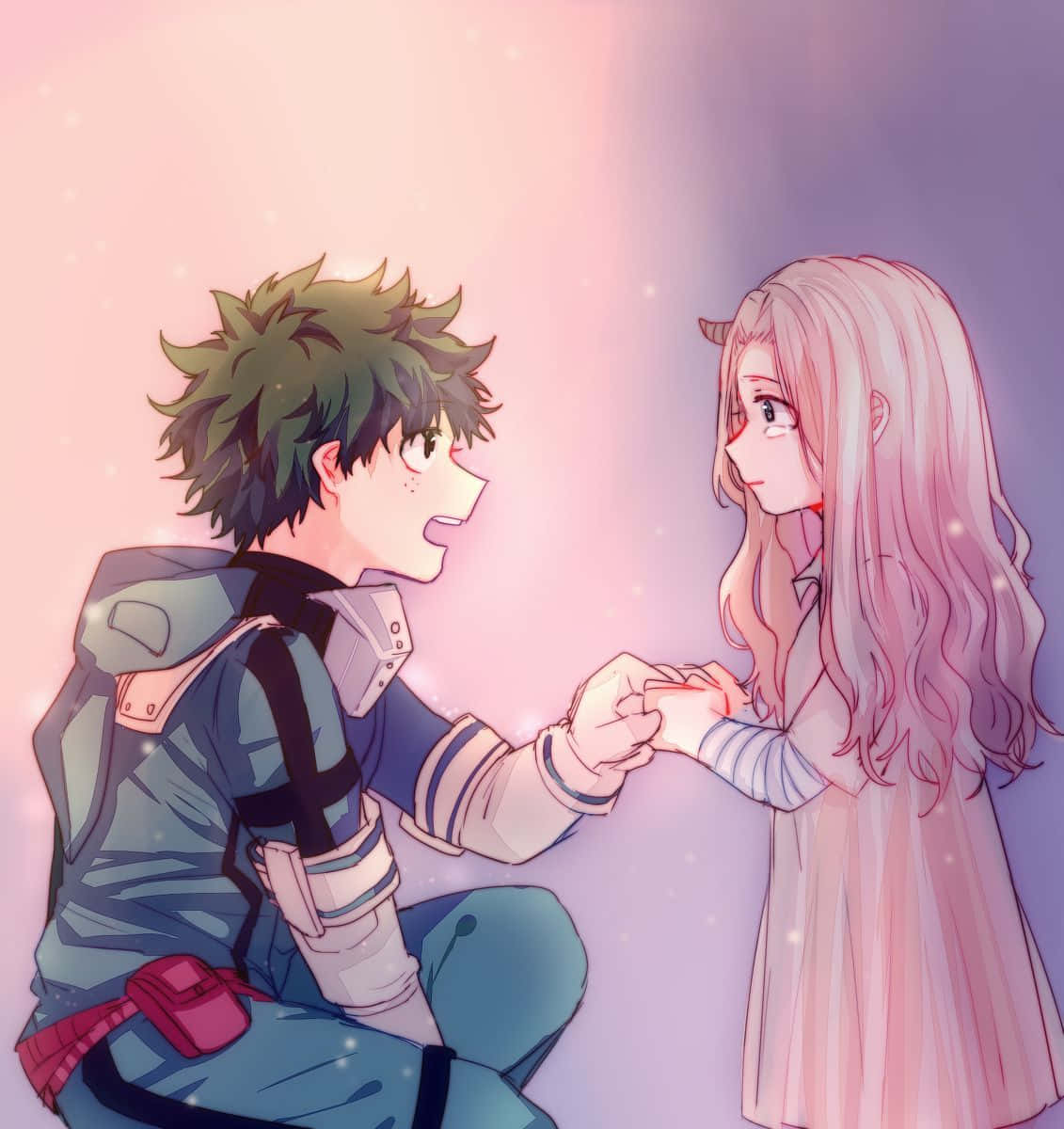 Aesthetic Izuku And Eri My Hero Academia Background