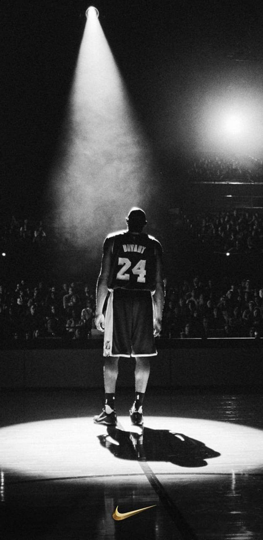 Aesthetic Kobe Bryant On Spotlight Background