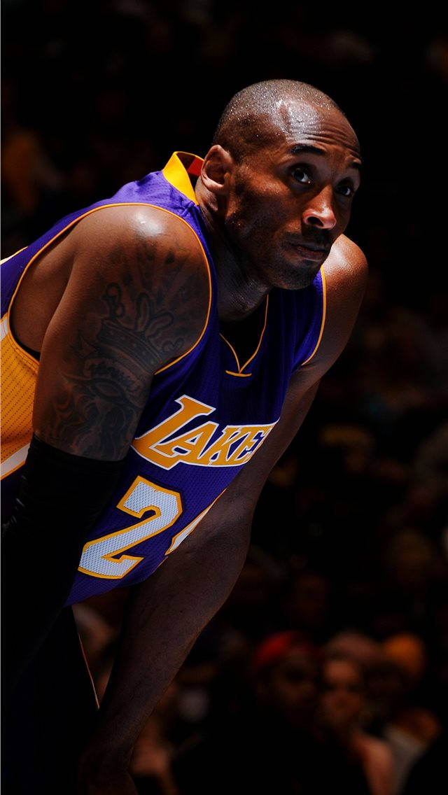 Aesthetic Kobe Bryant Side Profie Background