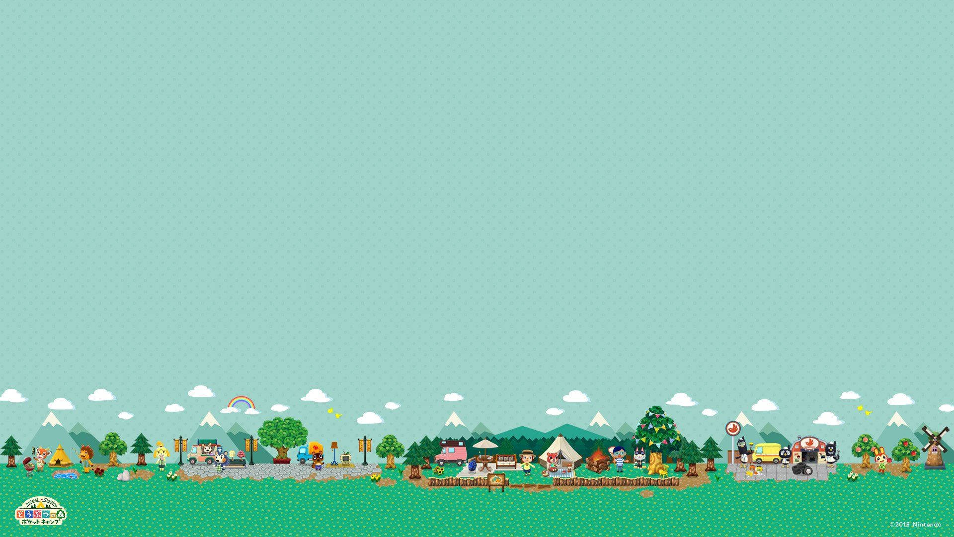 Aesthetic Landscape Animal Crossing Hd Background