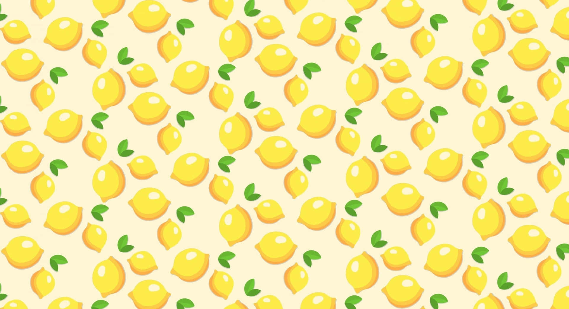 Aesthetic Lemon Drawings Background