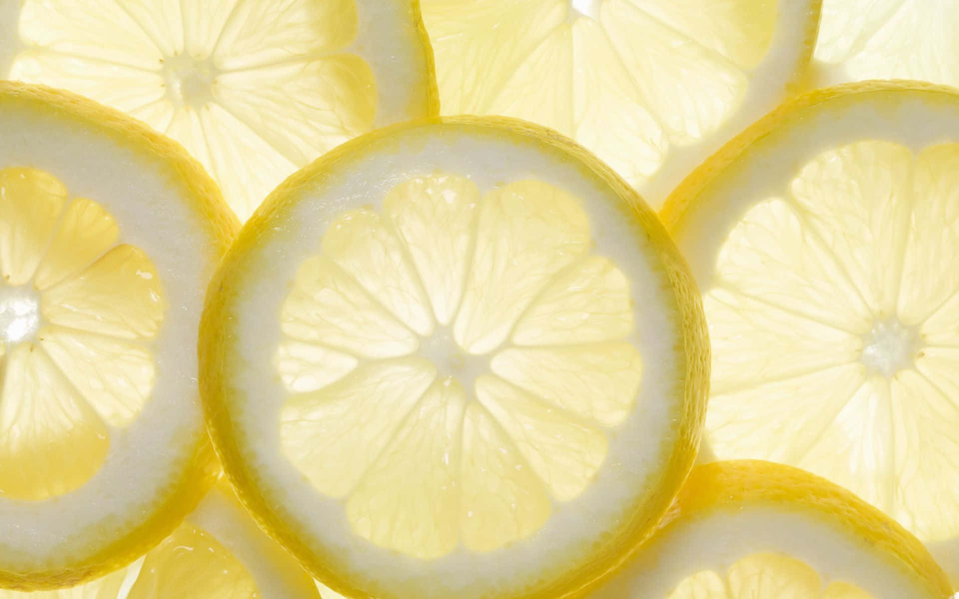 Aesthetic Lemon Fruits Background