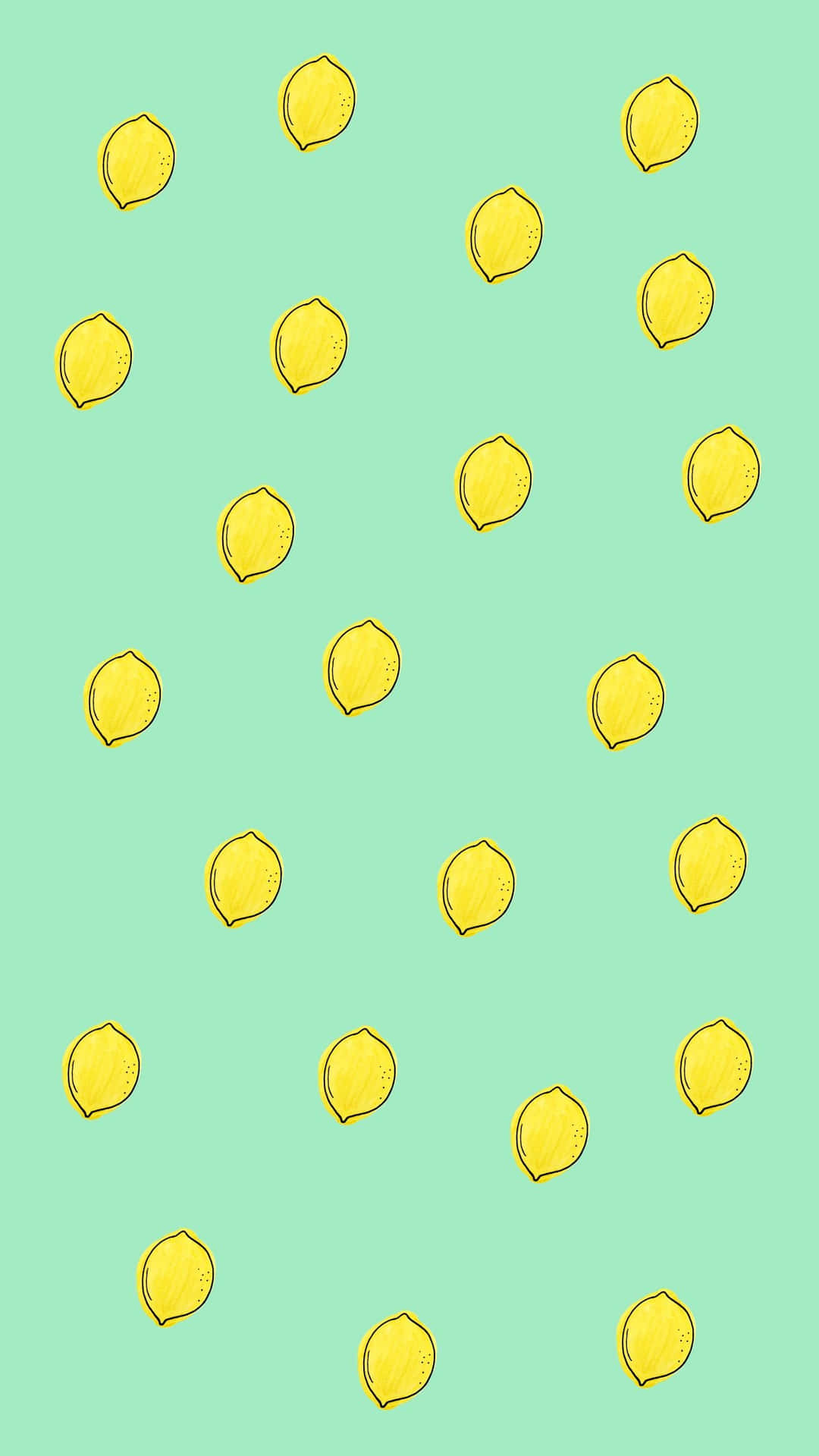 Aesthetic Lemon Overload Background