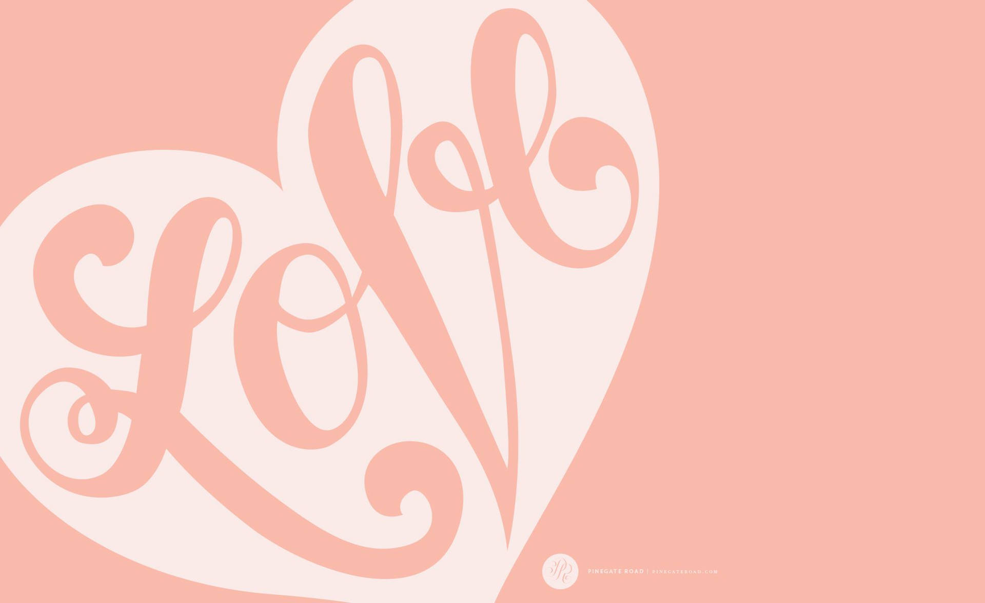 Aesthetic Love Valentines Desktop Background