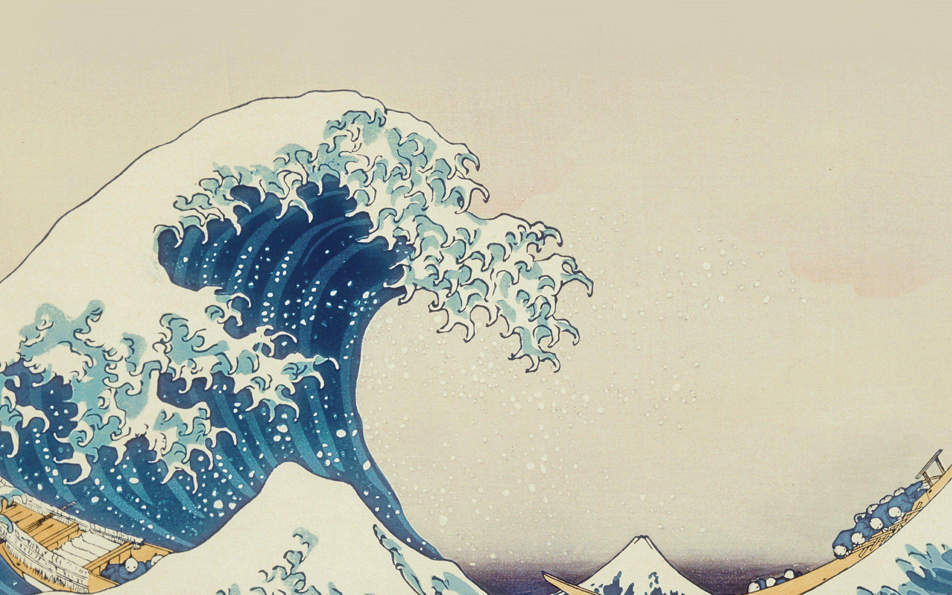 Aesthetic Macbook Blue Ocean Wave Art Background