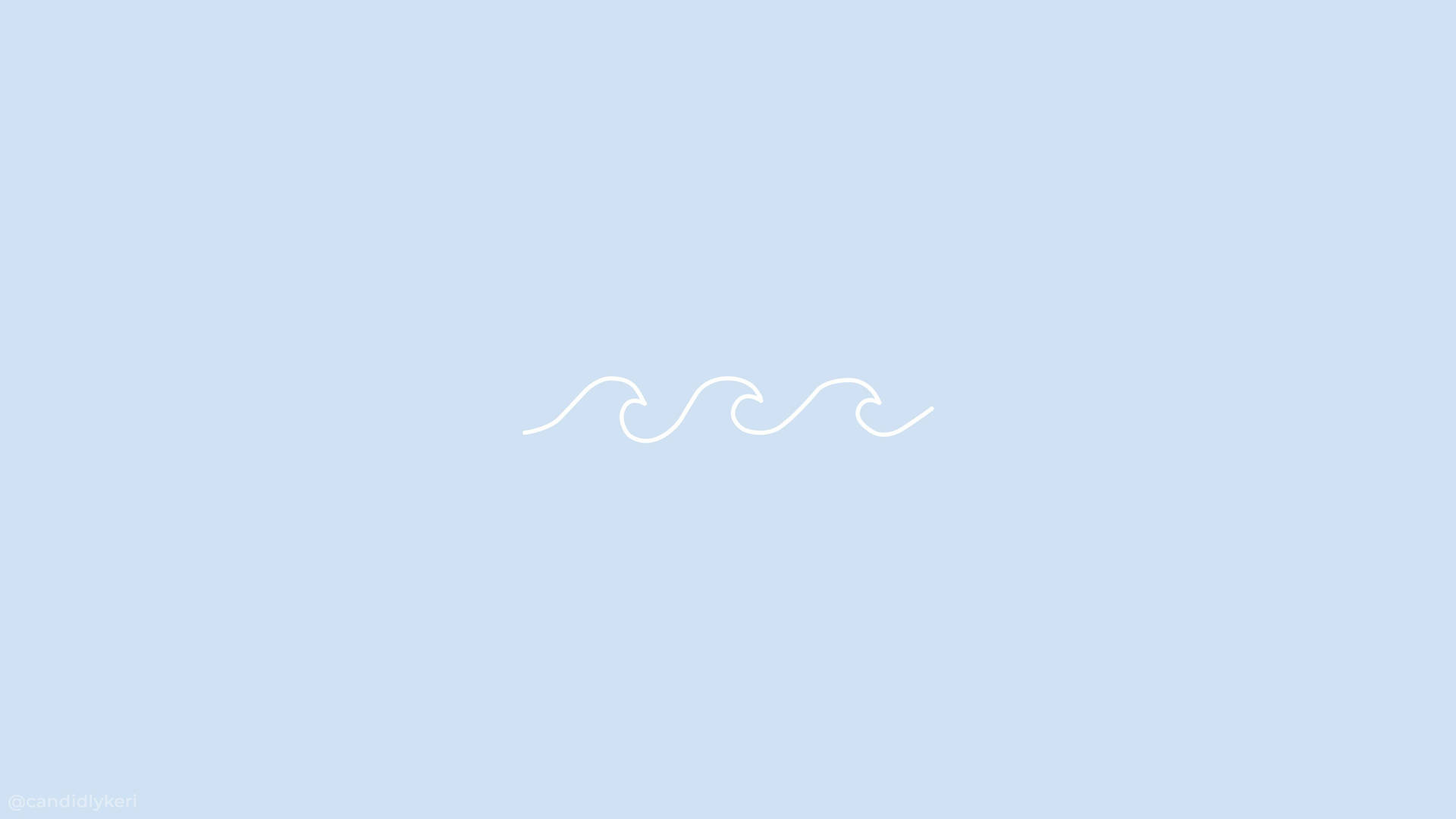 Aesthetic Macbook Minimalist Ocean Wave Background