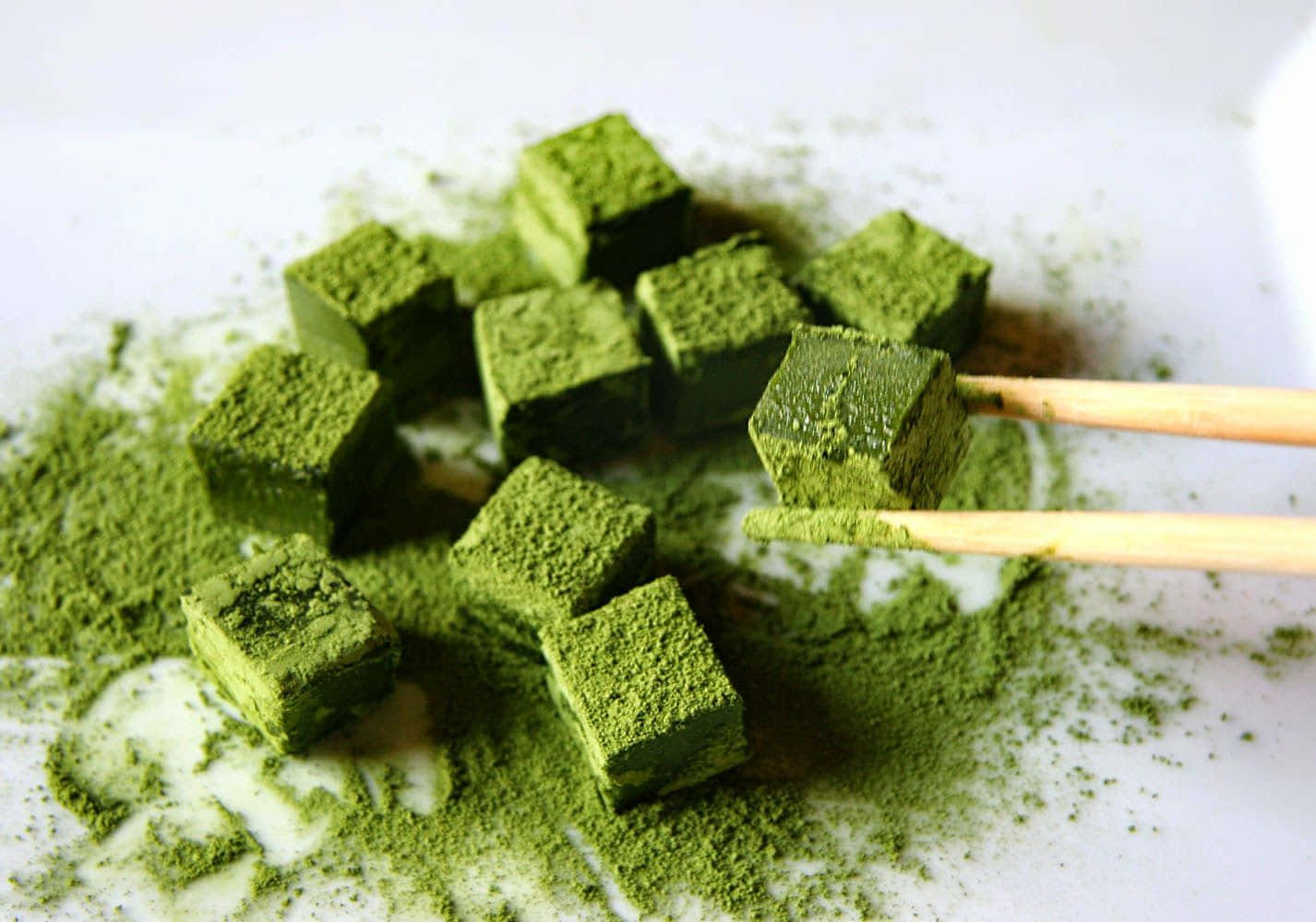 Aesthetic Matcha Delight Background