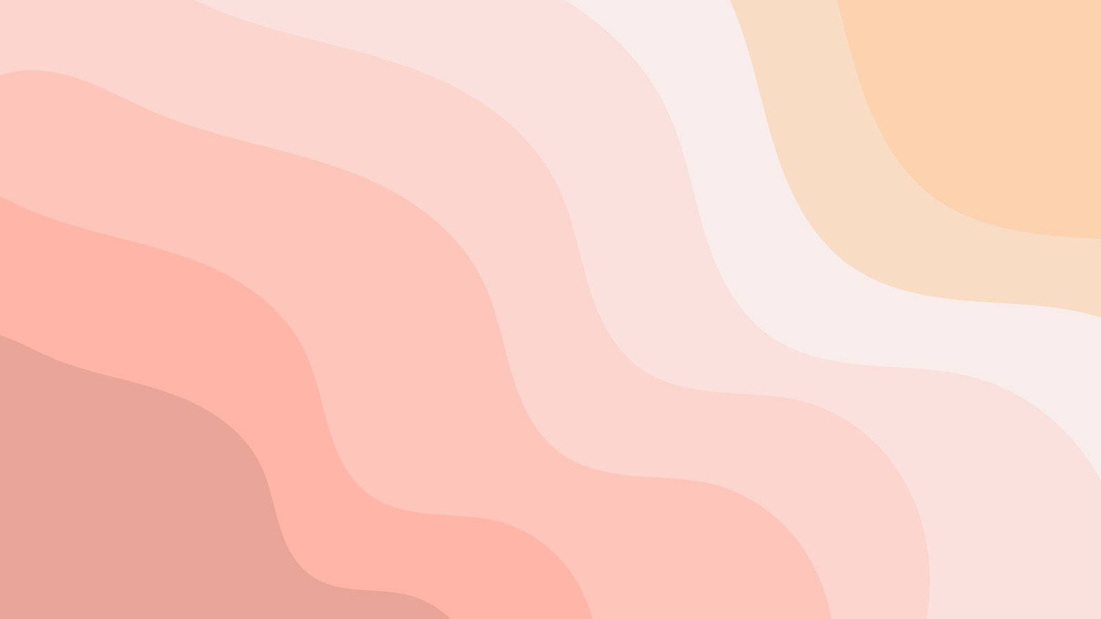 Aesthetic Minimalist Pink Waves Background