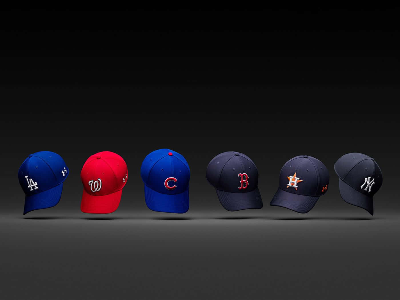 Aesthetic Mlb Baseball Caps Background